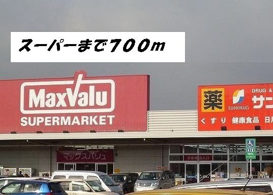 近くのマックスバリュー・サンドラッグまで700m(徒歩9分)