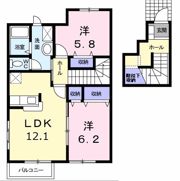 アルモニーKの間取り画像