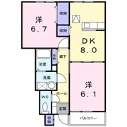 サンヒルズAの間取り画像