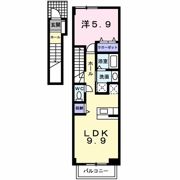 アルカディアDの間取り画像