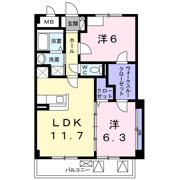 ソレアード山香の間取り画像