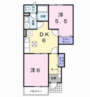 ソレアードMO Aの間取り画像