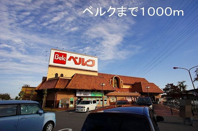近くのベルクまで1,000m（徒歩13分）