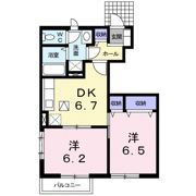 セードル シャンMHS Aの間取り画像