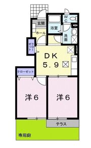 グランシャリオBの間取り画像