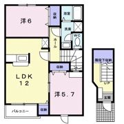 プラシードBの間取り画像