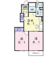 カルム オーブの間取り画像
