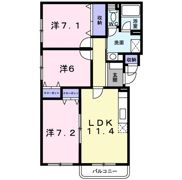 ジェルメ大手町1号棟の間取り画像