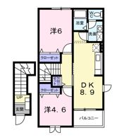 エステパルケ Cの間取り画像