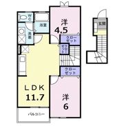 ガーデンヒルズ斑鳩Ⅱの間取り画像