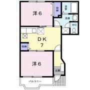 エスポワール上条Aの間取り画像