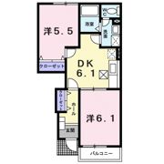 ラシーヌⅡBの間取り画像