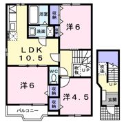 サンパティーク A棟の間取り画像