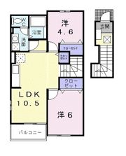 プレミール元町Ⅱの間取り画像