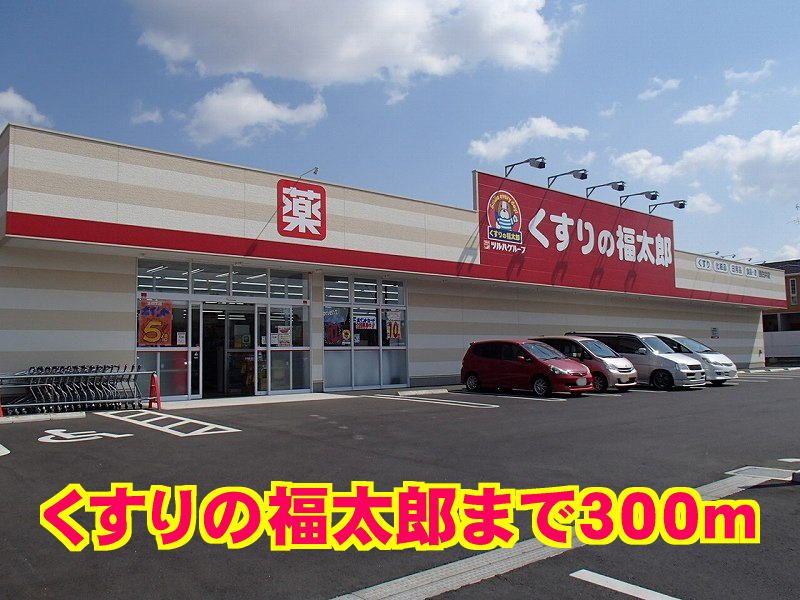 近くのくすりの福太郎まで300m（徒歩4分）