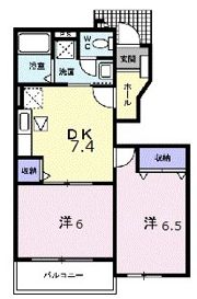 メゾンドコリーヌAの間取り画像