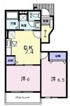 メゾンドコリーヌAの間取り画像