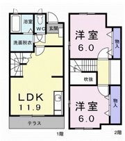 アピエス双葉 Ⅰの間取り画像