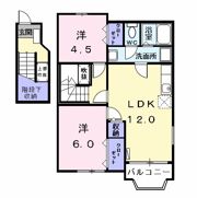 ミルトニアBの間取り画像