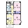 サニーセトル弐号館の間取り画像