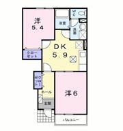 ソレアードCの間取り画像
