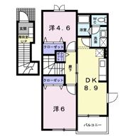 サイモンSEVEN Aの間取り画像
