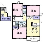 グラン ソレイユ Dの間取り画像