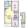 フィオーレ．K・Aの間取り画像