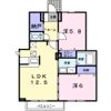 セレッソ八幡Ⅱの間取り画像