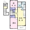 ソレアード小野Aの間取り画像