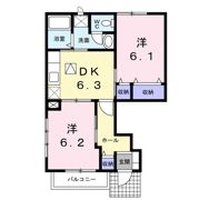 ラフレシールⅠの間取り画像