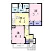ラフレシールⅠの間取り画像