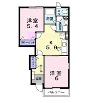 ベラビスタ Cの間取り画像
