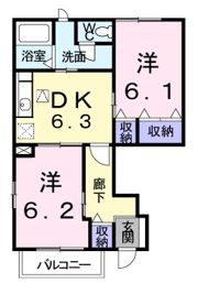 メゾンフレーズCの間取り画像