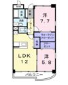 セレーノカーサⅡの間取り画像