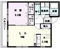 メゾンラフィネⅢの間取り画像