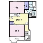 ドミール北小路 DEUXの間取り画像