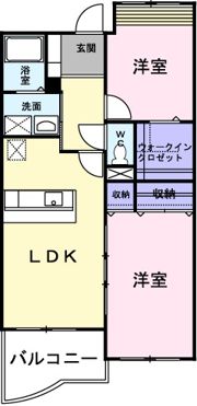 ジェルメの間取り画像