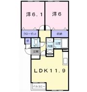 ジェルメ日乃出町の間取り画像