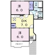 アサテラスⅠの間取り画像