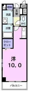 プレーヌ弐番館の間取り画像