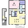 ト－ラスAの間取り画像