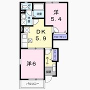 サンエアリーBの間取り画像
