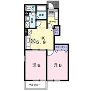 ヴィラ・アンソレイユ Aの間取り画像