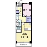 プリンセスガーデン本館の間取り画像