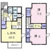 ホワイトリーフⅡの間取り画像