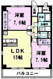 グランツ清須の間取り画像