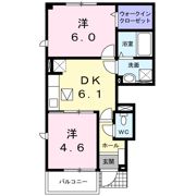 オリゾン朝陽Aの間取り画像