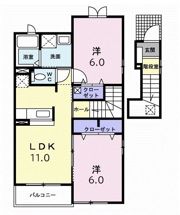 むくのき荘の間取り画像
