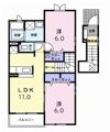 むくのき荘の間取り画像